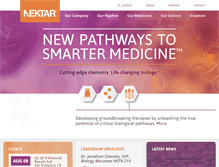 Tablet Screenshot of nektar.com